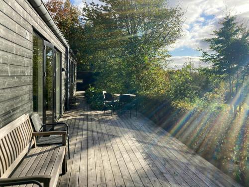 Exterior view, Architect-Designed Retreat In Private Woods in Givskud