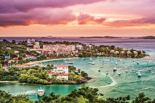 Cruz Bay Oasis Walk to Beach & Restaurants in 克魯斯灣