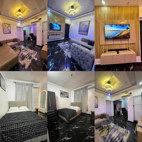 Shared lounge/TV area, The Apartment at Akoka Yaba, Lagos - House 16 Shobande Street in Somolu
