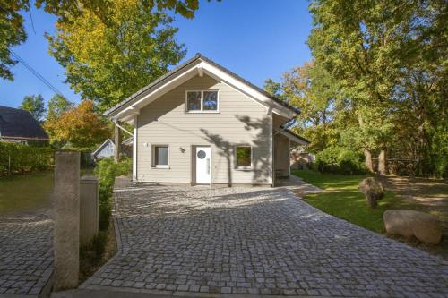 Viesnīcas āriene, Ferienhaus "Zum Hafen 21" in Zislow - Stilvoll entspannen zwischen Wald und See in Zislow