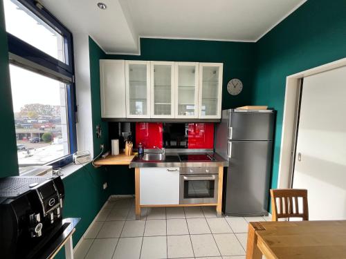 廚房, Fewo Weitblick - Licht, Ruhe und Raum in 格雷文