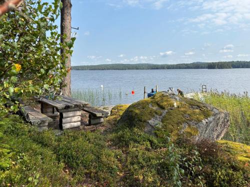 Schwedenhaus am See in Radetorp