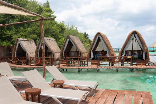 Beach, El Buho Lagoon Bacalar in Bacalar