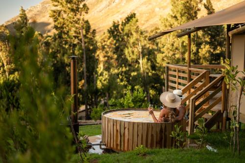 Boblebad, AfriCamps at Doolhof Wine Estate in Wellington