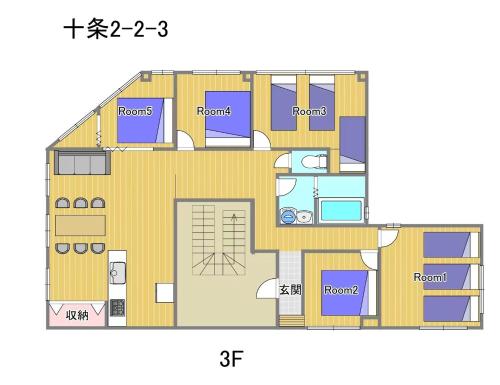 Mori hotel 十条 301