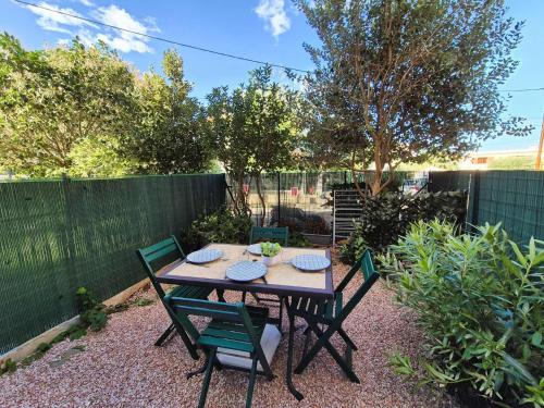 Studio rez de jardin,climatisation, proche de la mer, parking..