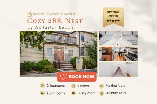 Apt 2BR Quincy Hideout w Balcony, Bathtub, TV near Wollaston Beach 74L, Quincy (fotografie 8)