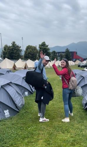 GrandPrixCamp Red Bull Ring - closest camping to the track, tents next to the main entrance in Spielberg