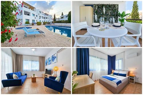 Stylish 1BR Apt, Pool Views, Private Patio, 1min walk to Gym
