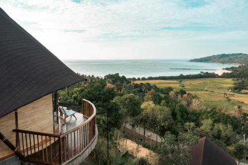 Erkély/terasz, Ketanu Bamboo Lodge Sumba in Sumba Island