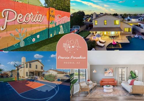 Peoria Paradise Sportscourt Heated Pool Gameroom – khách sạn tại Bắc Glendale