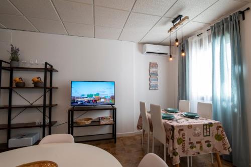Koplietošanas atpūtas telpa ar TV, Apartamento Villa Rangel Vip in Olivenza