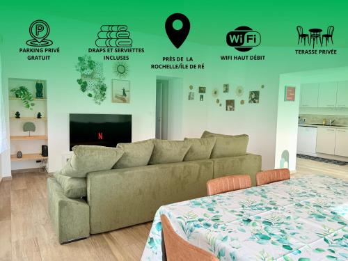 Le Cocon Kaya T3 Wifi HD, à 10 min de La Rochelle - Location saisonnière - Puilboreau