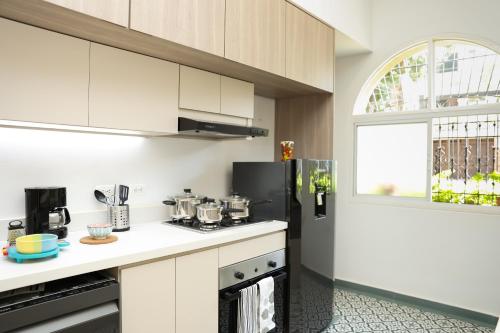 ห้องครัว, Casa del Viento 102 in ซานติอาโก เด คาลี