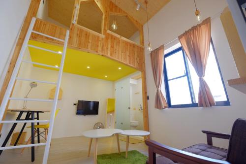 douche, Loft. Wo Design Inn in Tainan