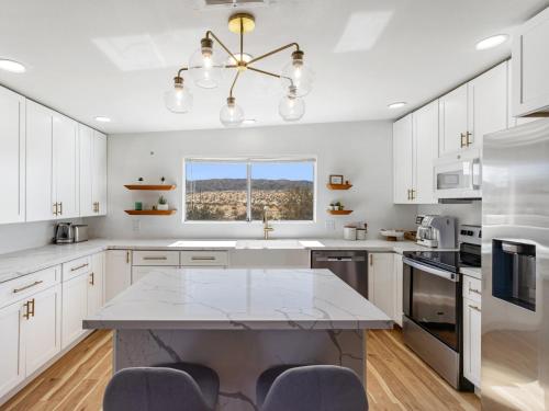 Kitchen, Private desert compound three separate living spaces each with its own entrance in Sky Valley