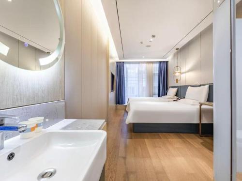 Hanting Hotel Shanghai Shaanxi South Road Metro Station Room Type - Meriah Twin Bed