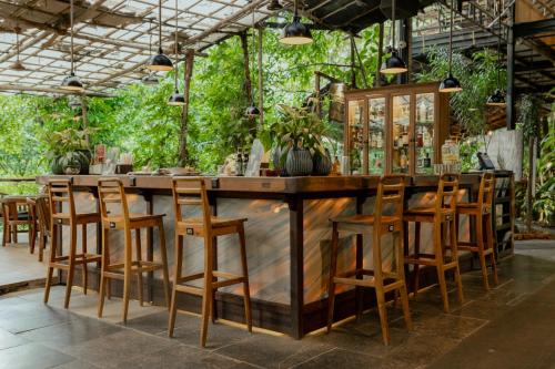 Restaurant, Mojigao - Eco Resort in Mapusa