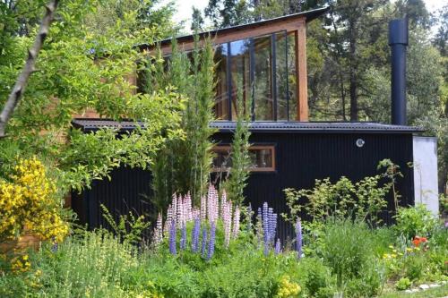 Casa moderna en el bosque