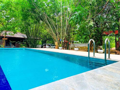tuin, Jungle Host Hostel And Tree House in Sigiriya