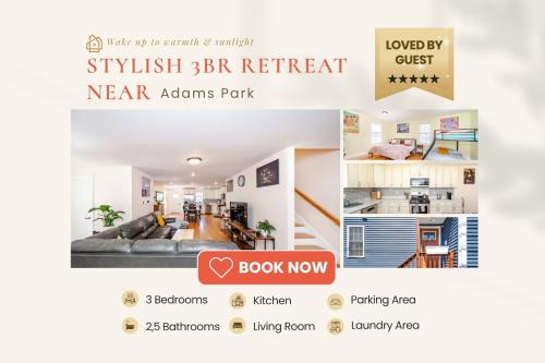 37 - 3BR Quincy - Cozy Townhouse near Adams Park in Quincy (MA)