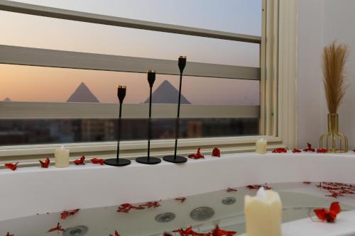 R tower Pyramids View - main image