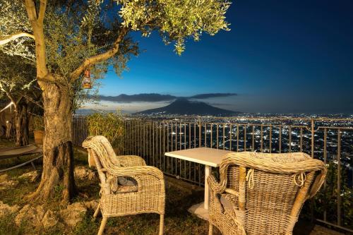 레테레 Villa Eteria Casa indipendente panoramica vicino Pompei 4성급 싱글룸 로비