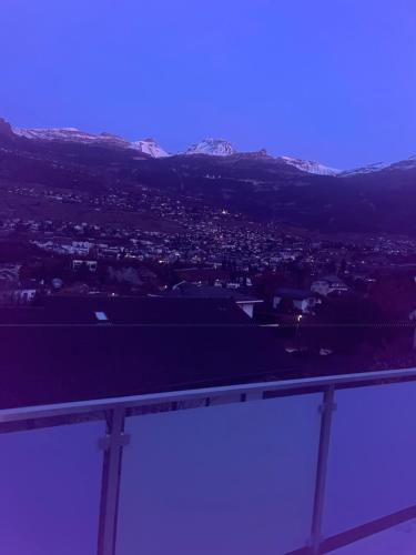 Le rocher in Sierre, Schweiz