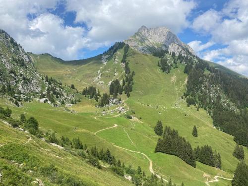 Çevredekiler, Spacious apartment with balcony in the French Alps in Kilise-d'Abondance