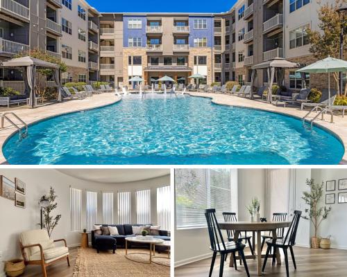 Big 3BD 2BA Apt with Pool and Gym near Venice Beach – khách sạn tại Marina Del Rey