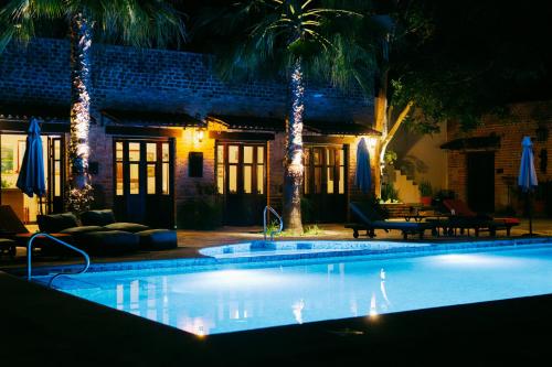 Peldbaseins, Hacienda El Carmen Hotel & Spa in Teučitlana