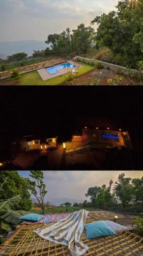 Lifeline Villas - Flamingo Infinity Pool Villa With Valley View and huge open space – khách sạn tại Bhilar