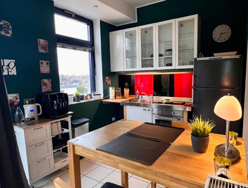 廚房, Fewo Weitblick - Licht, Ruhe und Raum in 格雷文