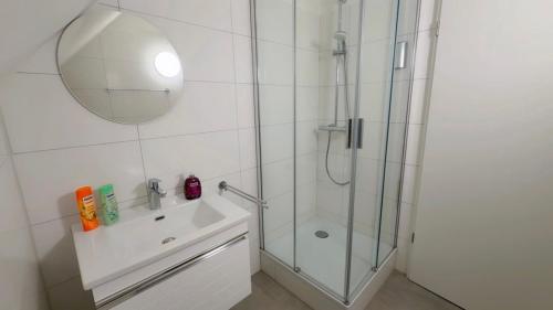 浴室, Grandhouse Olten City Apartments in 奧爾滕