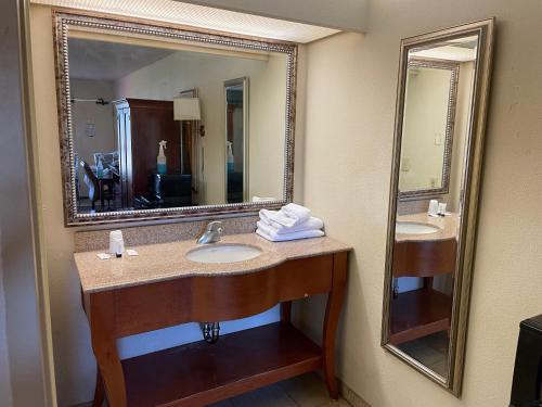 Badkamer, Millennium Inn in Hattiesburg
