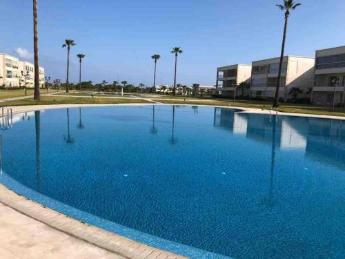 Peldbaseins, Lovely three sides Appart in Ola Blanca in Sidi Rahal