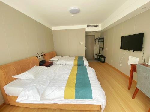 Beijing RJ Brown City Center Hotel Tian An Men Forbidden City Room Type - Twin Room with View
