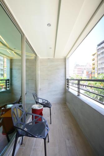 Terrazzo/balcone, DreamWell Hostel in Kaohsiung