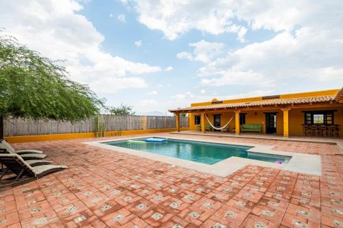 Villa Rey Traditional Hacienda Home Near Oaxaca in Ejido Eréndira