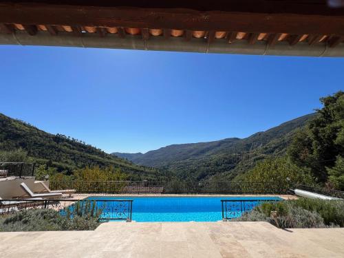 View, Cote 'd Azur - BEAUTIFUL VILLA WITH PRIVATE POOL in Coaraze