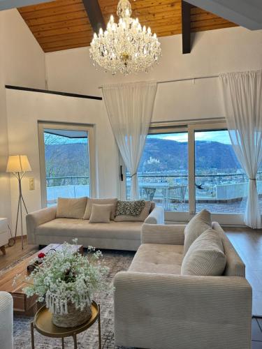 Luxury Wellness Villa mit Schlossblick - Sauna & Whirlpool in Lahnstein, Deutschland