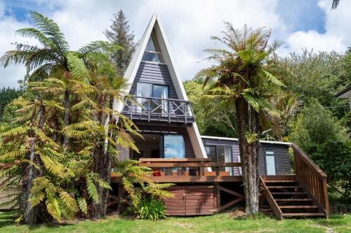 Viesnīcas āriene, Okawa Bay Lakeside - Lake Rotoiti A-Frame in Tikitere