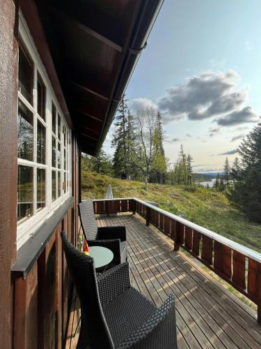 Viesnīcas āriene, Modern Mountain Cabin With Views Over Slokovannet in Kleiv