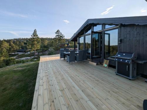 Viesnīcas āriene, Modernized Mountain Cabin Near Treungen in Gautefall