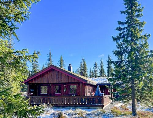 Exterior view, Newly Renovated Cabin By Sjusjoen Ski Slopes in Sjusjoen