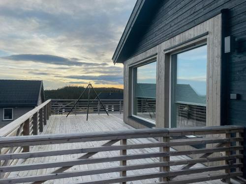 Exterior view, Modern Family Cabin At Sjusjøen in Sjusjoen