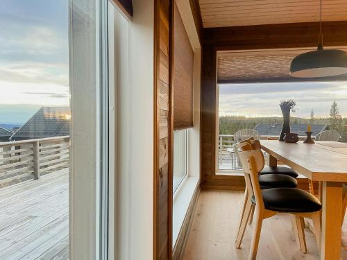 Exterior view, Modern Family Cabin At Sjusjøen in Sjusjoen