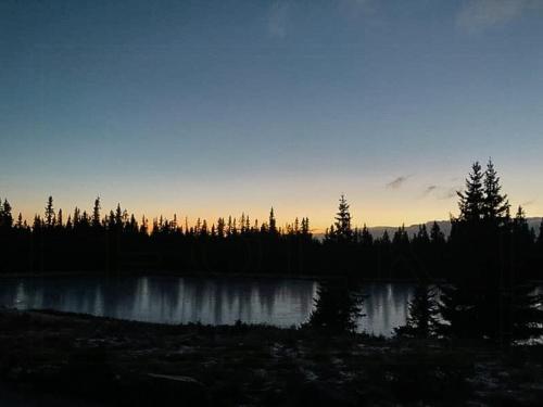 Exterior view, Modern Family Cabin At Sjusjøen in Sjusjoen