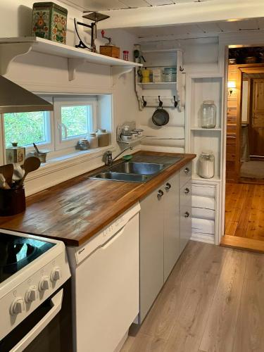 外部景觀, Traditional Log Cabin By Lake Seljord in 弗拉特達爾