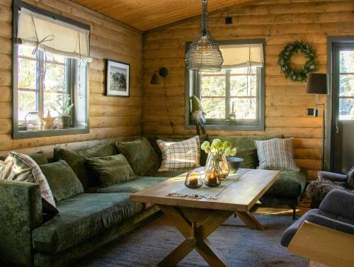 Exterior view, Newly Renovated Cabin By Sjusjoen Ski Slopes in Sjusjoen